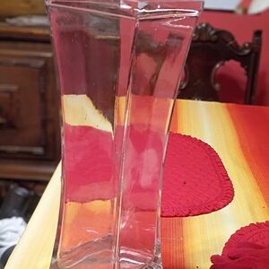 American Vintage Pink Glass Vase